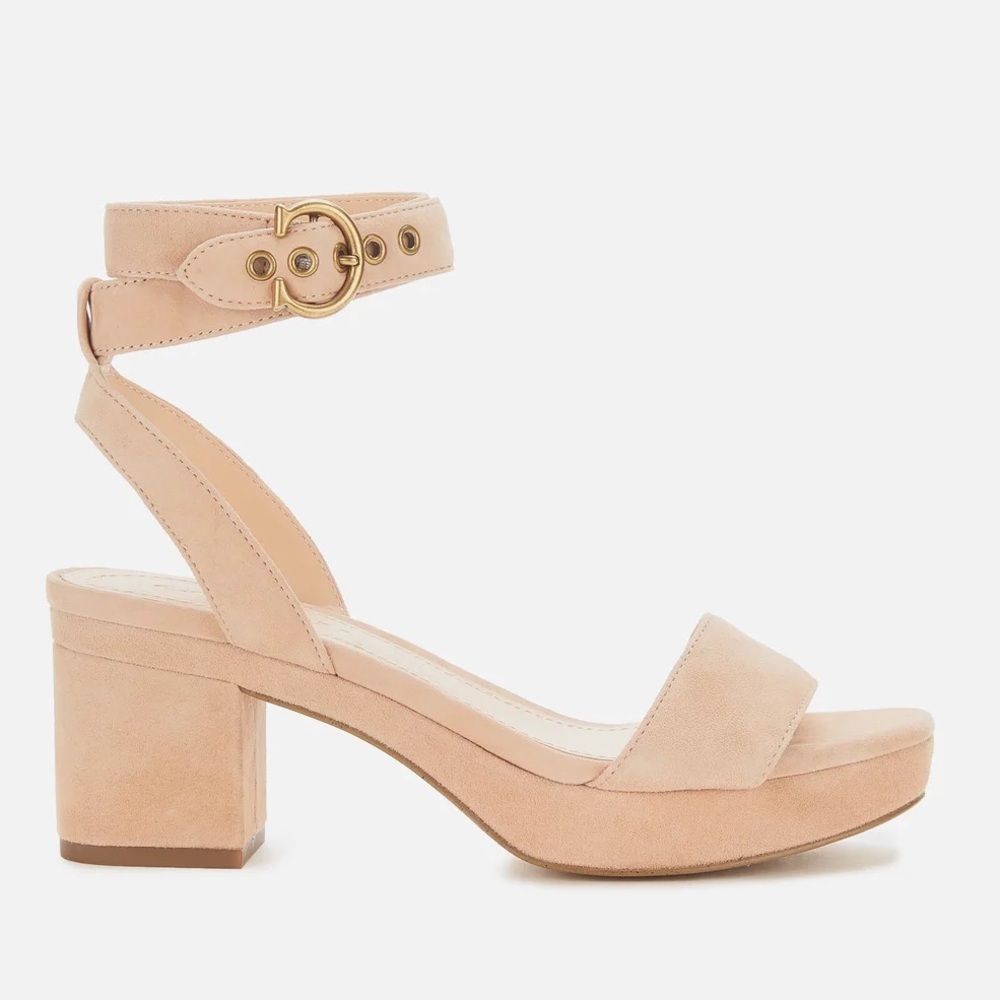 BRAND NEW Coach Beechwood Suede Heels